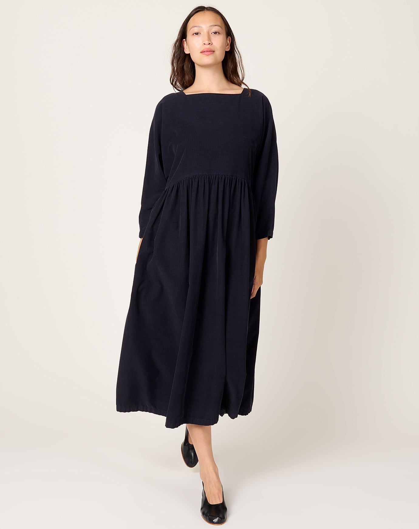 Black Crane Tradi Dress in Dark Navy