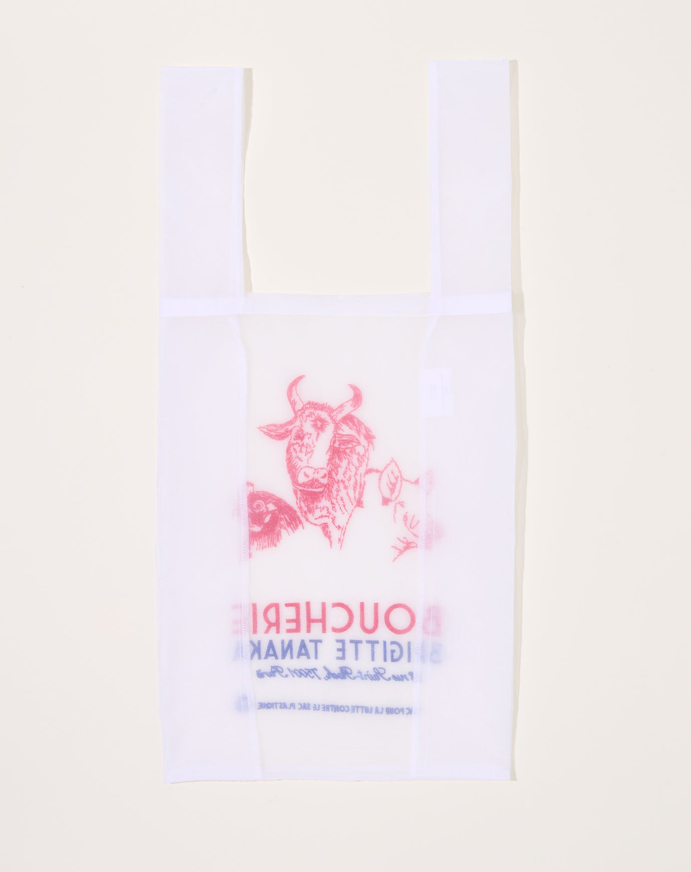 Brigitte Tanaka Organza Boucherie Tote Bag
