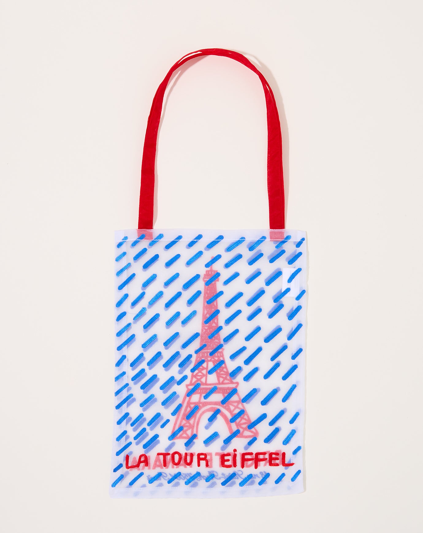 Brigitte Tanaka Organaza Eiffel Tower Tote Bag