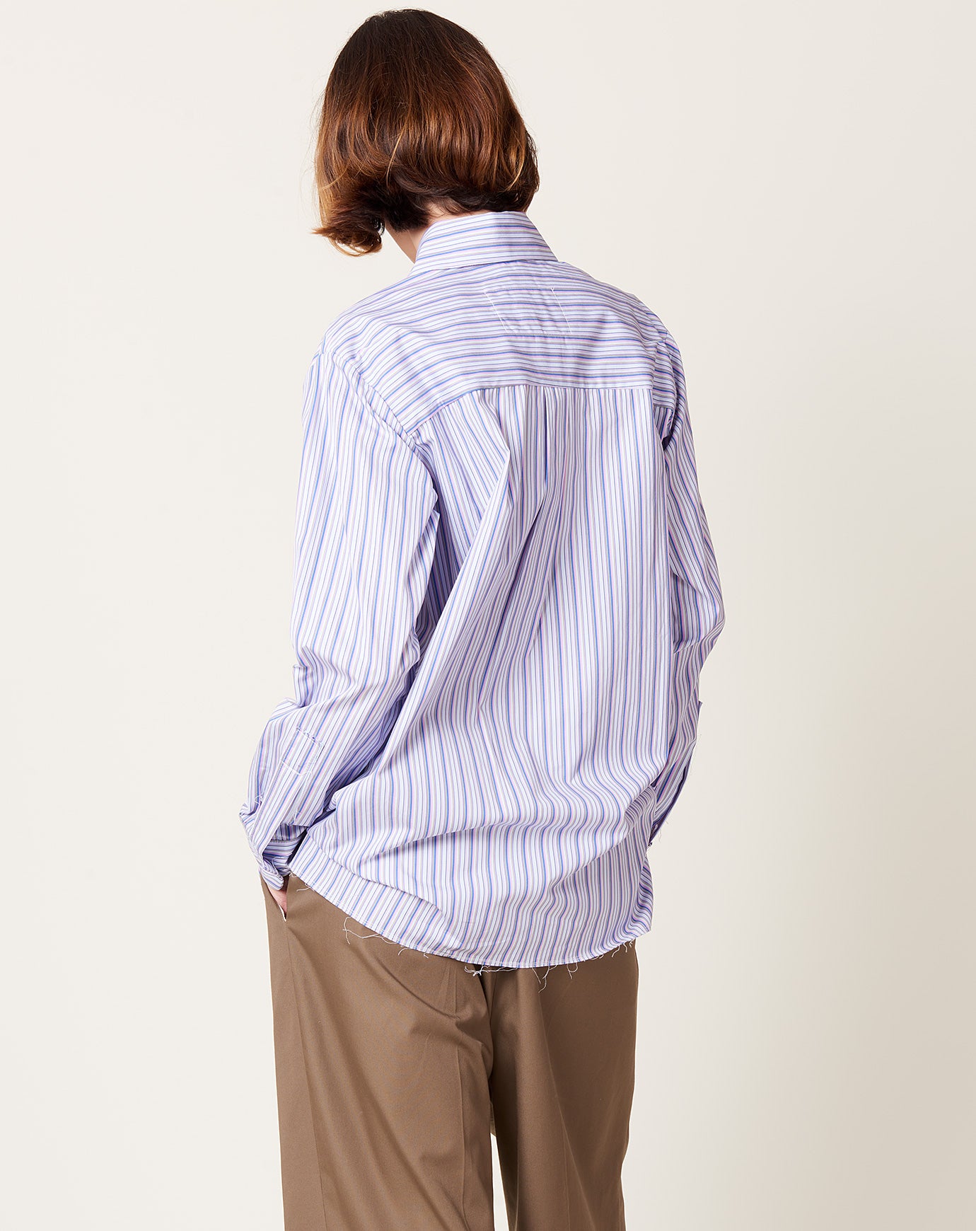 Camiel Fortgens Basic Shirt in Purple Stripe