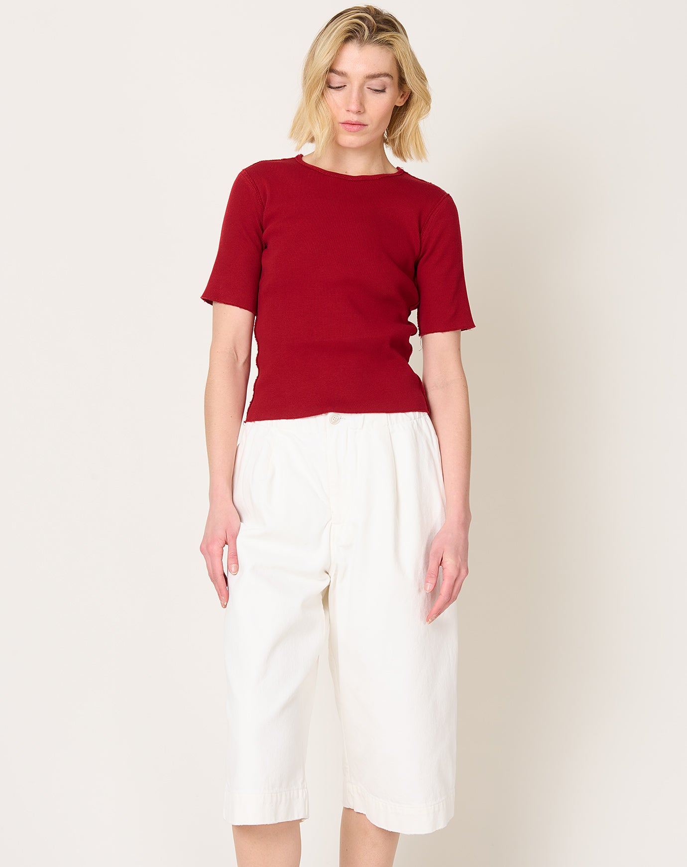 Camiel Fortgens Fitted Tee in Red