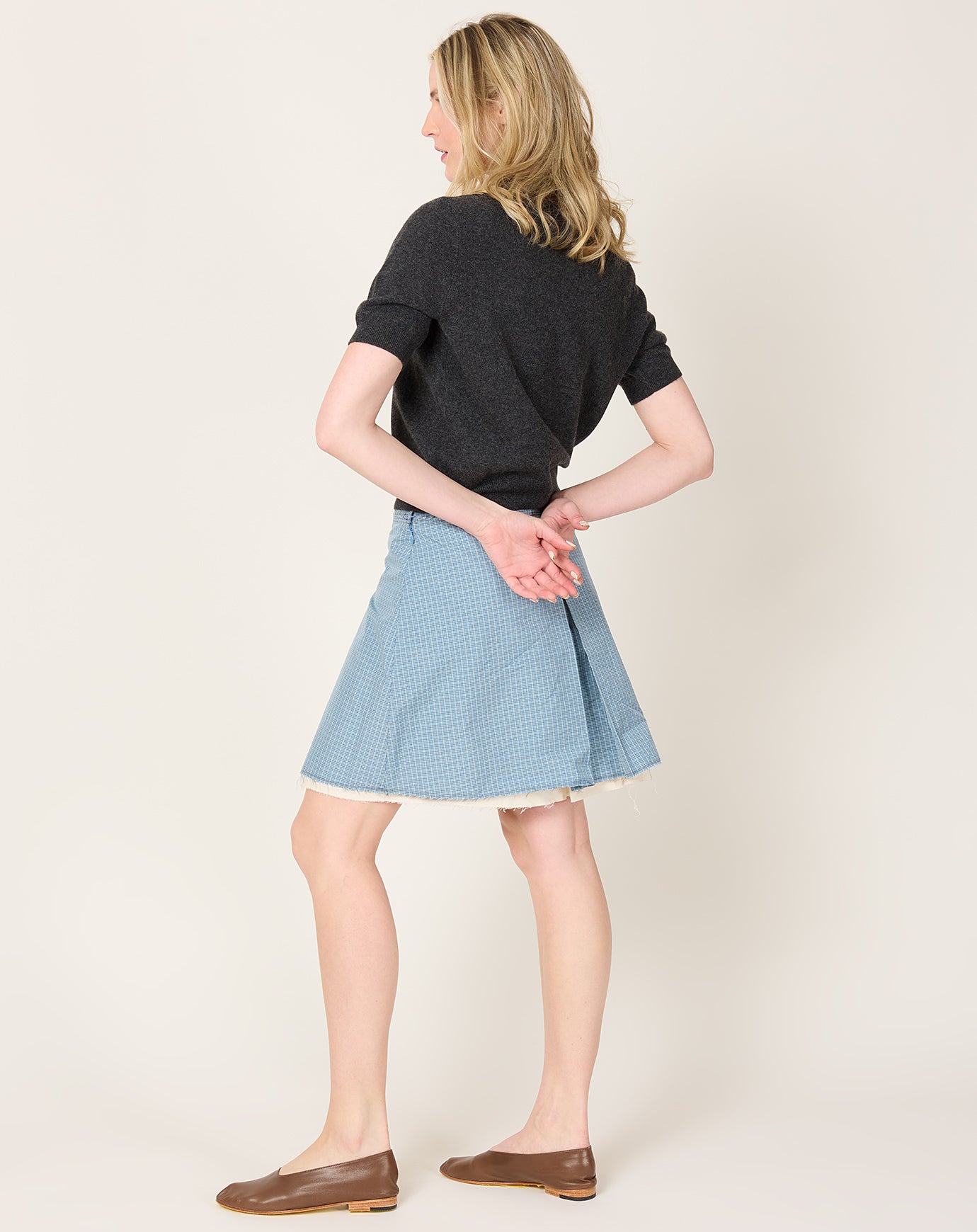 Camiel Fortgens Check Mini Skirt
