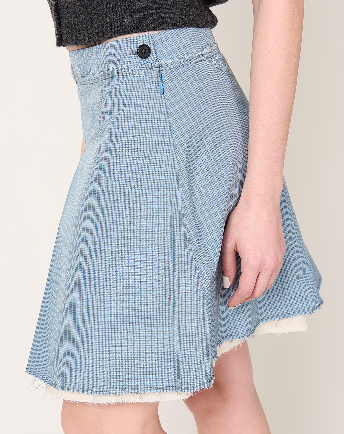 Camiel Fortgens Check Mini Skirt