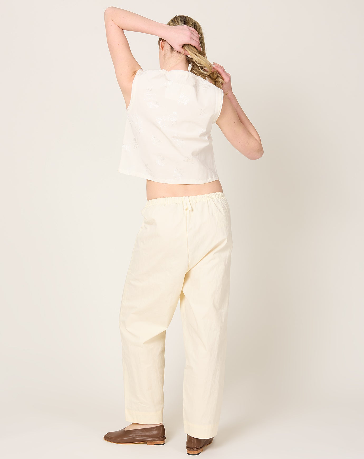 Camiel Fortgens Simple Pants in Light Yellow