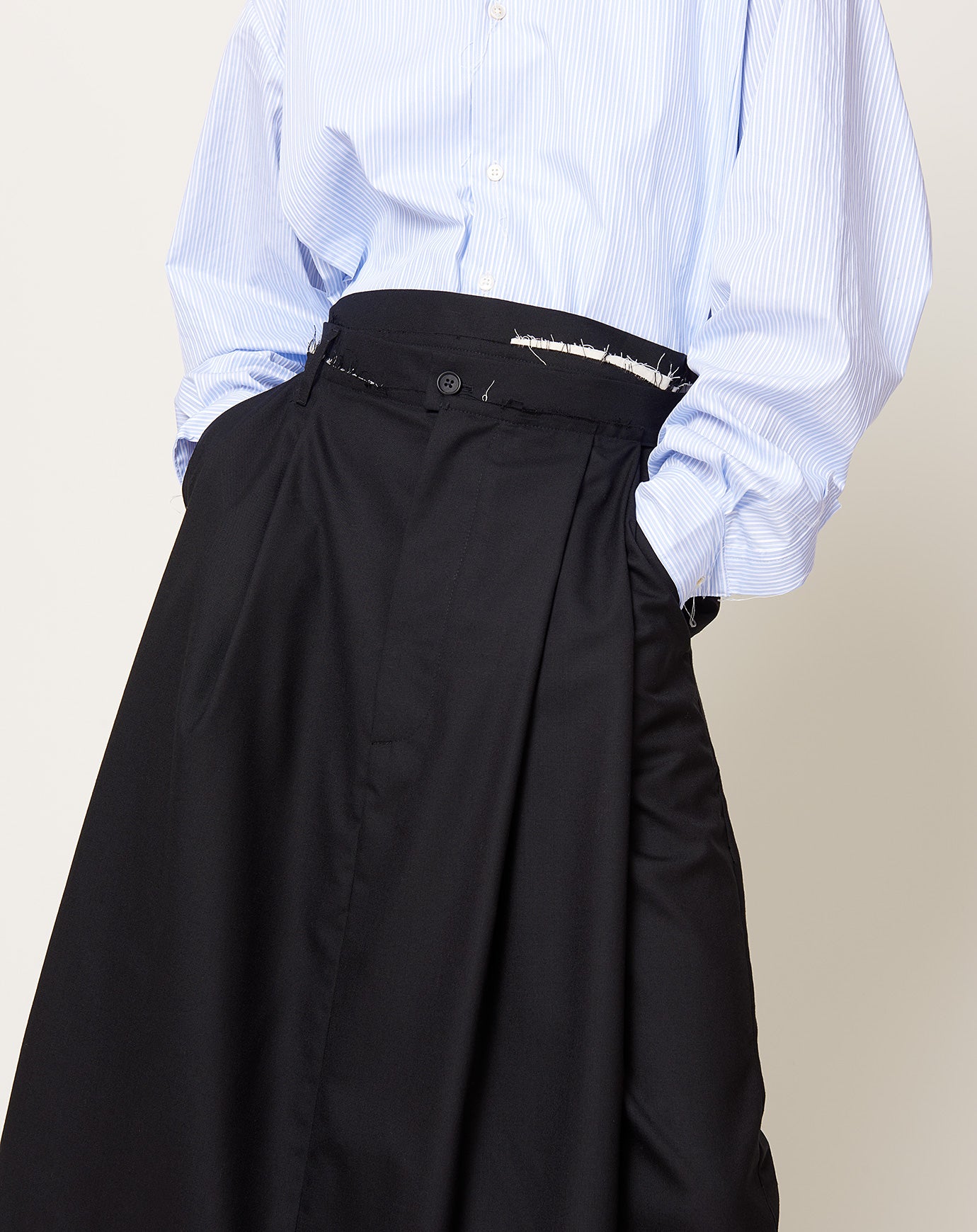 Camiel Fortgens Suit Pants Skirt in Black