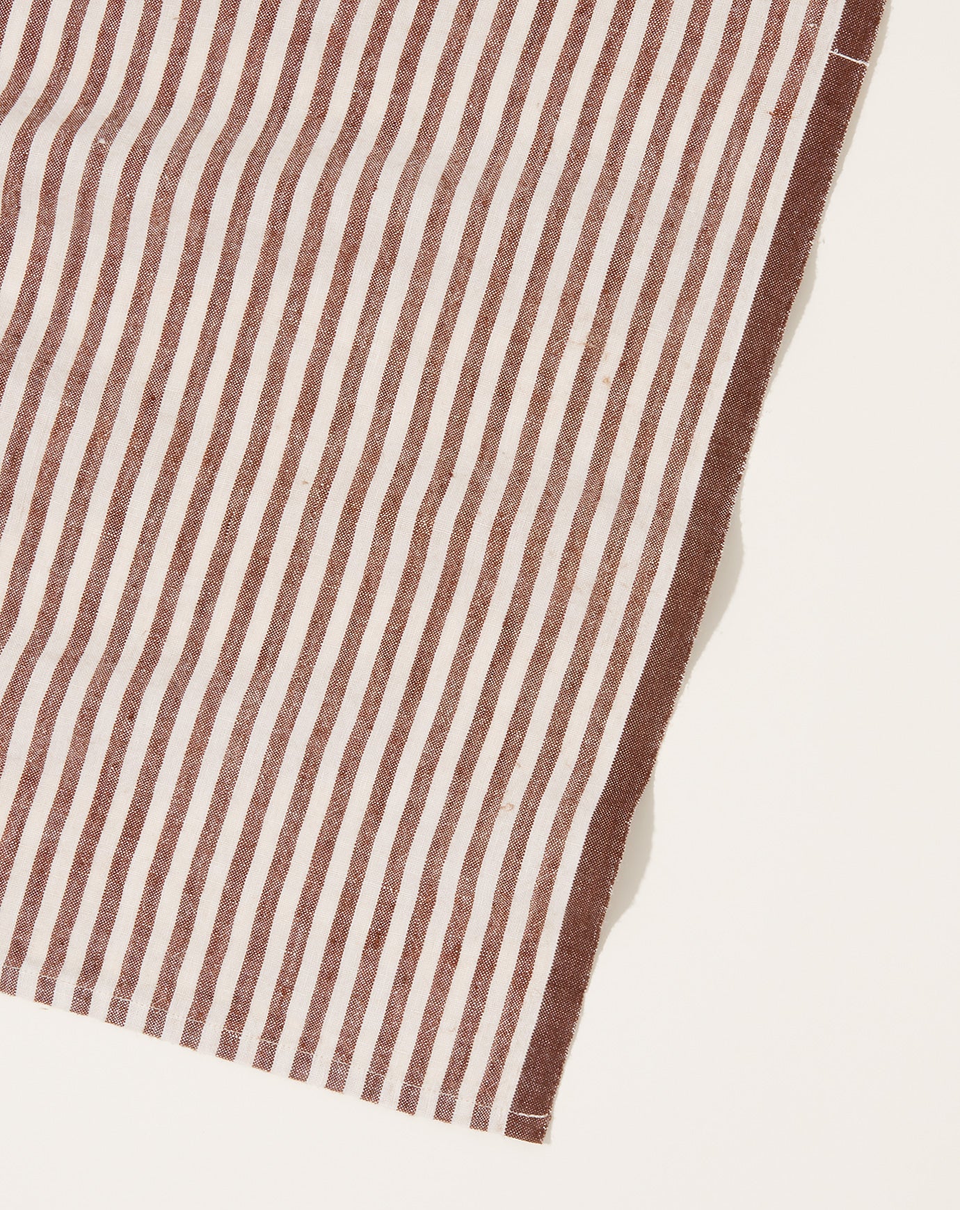 Set of Four Ticking Stripe Napkin in Walnut