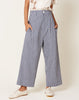 Caron Callahan Adler Pant in Navy Mini Plaid