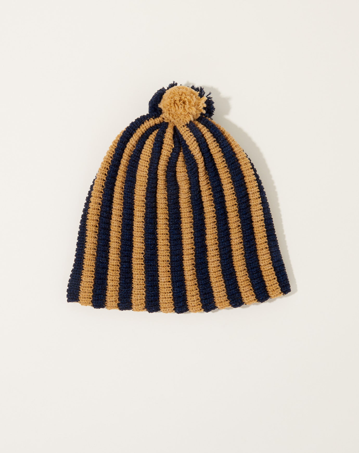 Stripe Pleat Hat in Vintage Heather & Maze