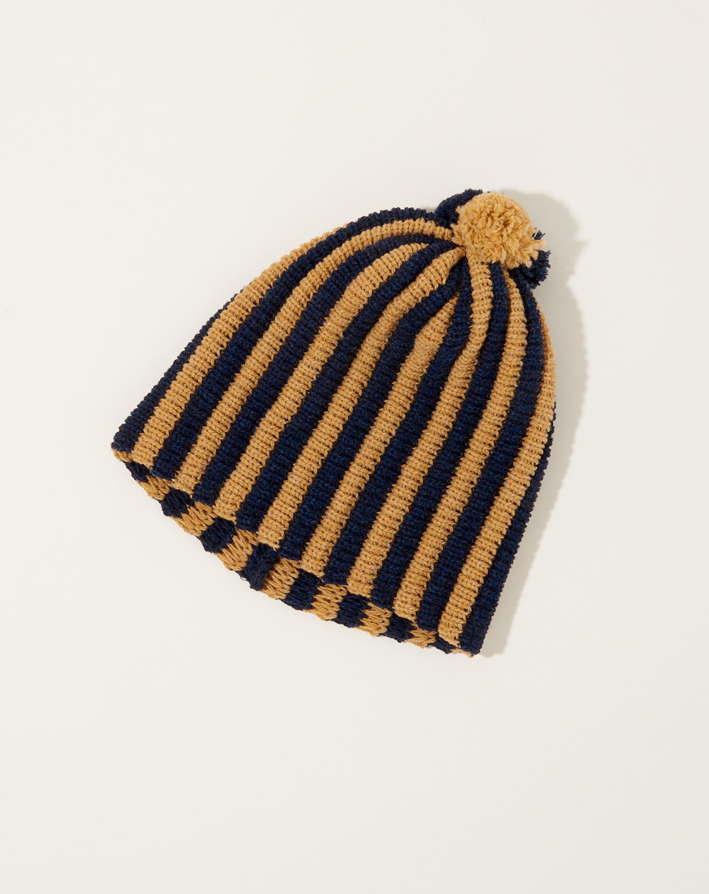 Stripe Pleat Hat in Vintage Heather & Maze