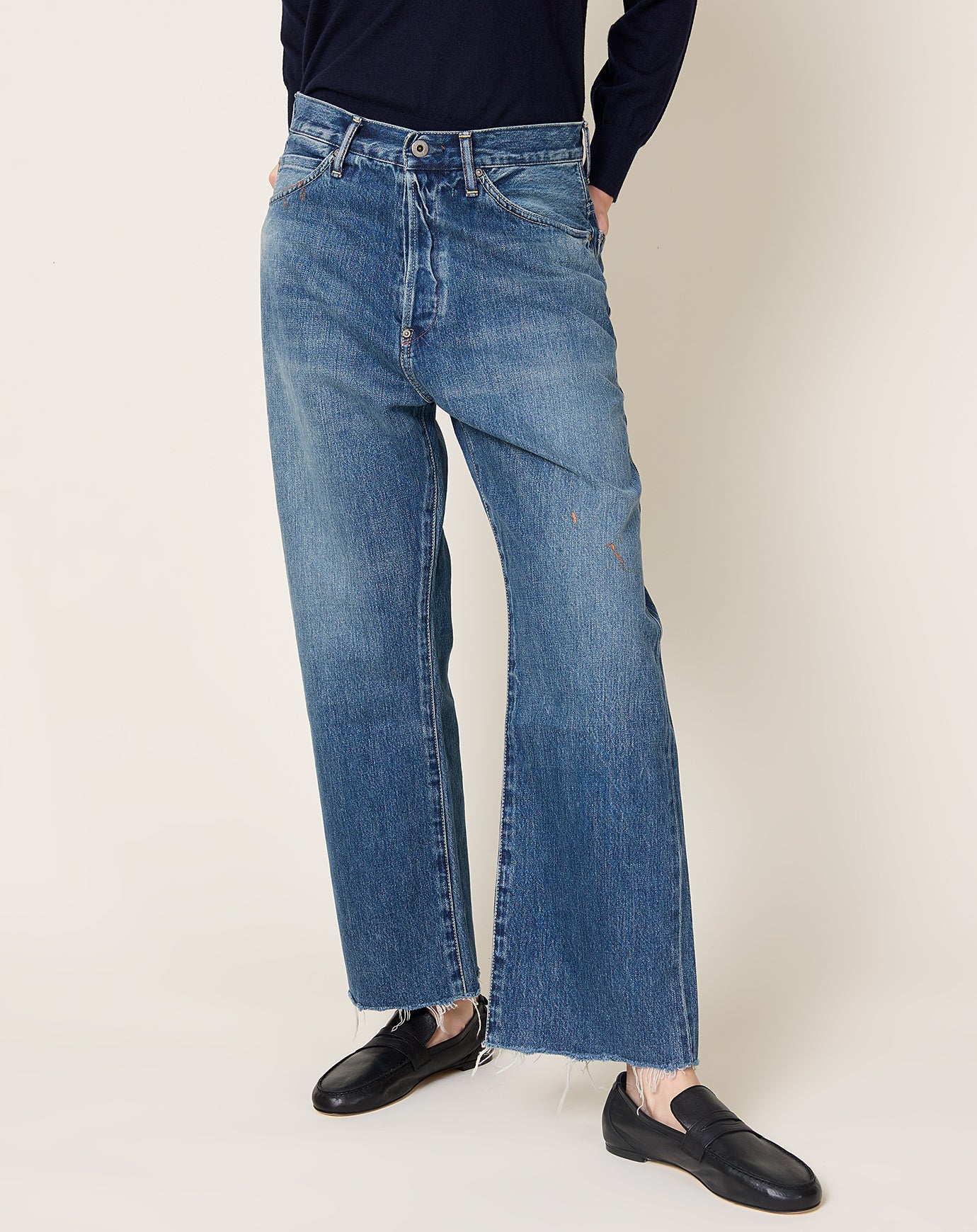 Chimala Selvedge Denim Baggy Cut in Vintage Light