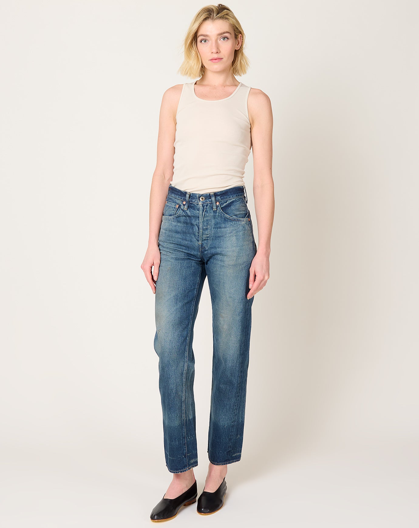 Chimala Selvedge Denim Straight Cut in Dark Engineer