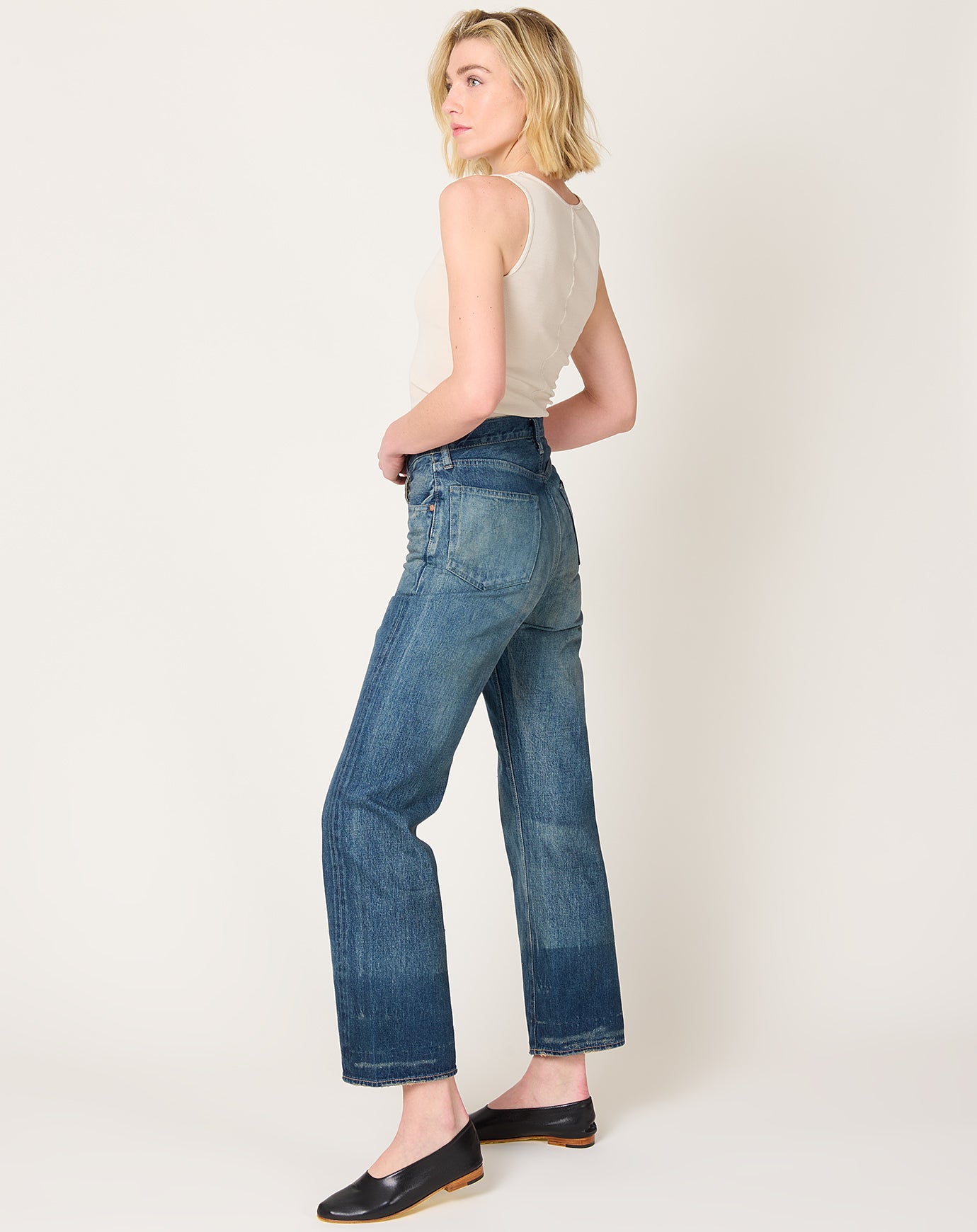 Chimala Selvedge Denim Straight Cut in Dark Engineer