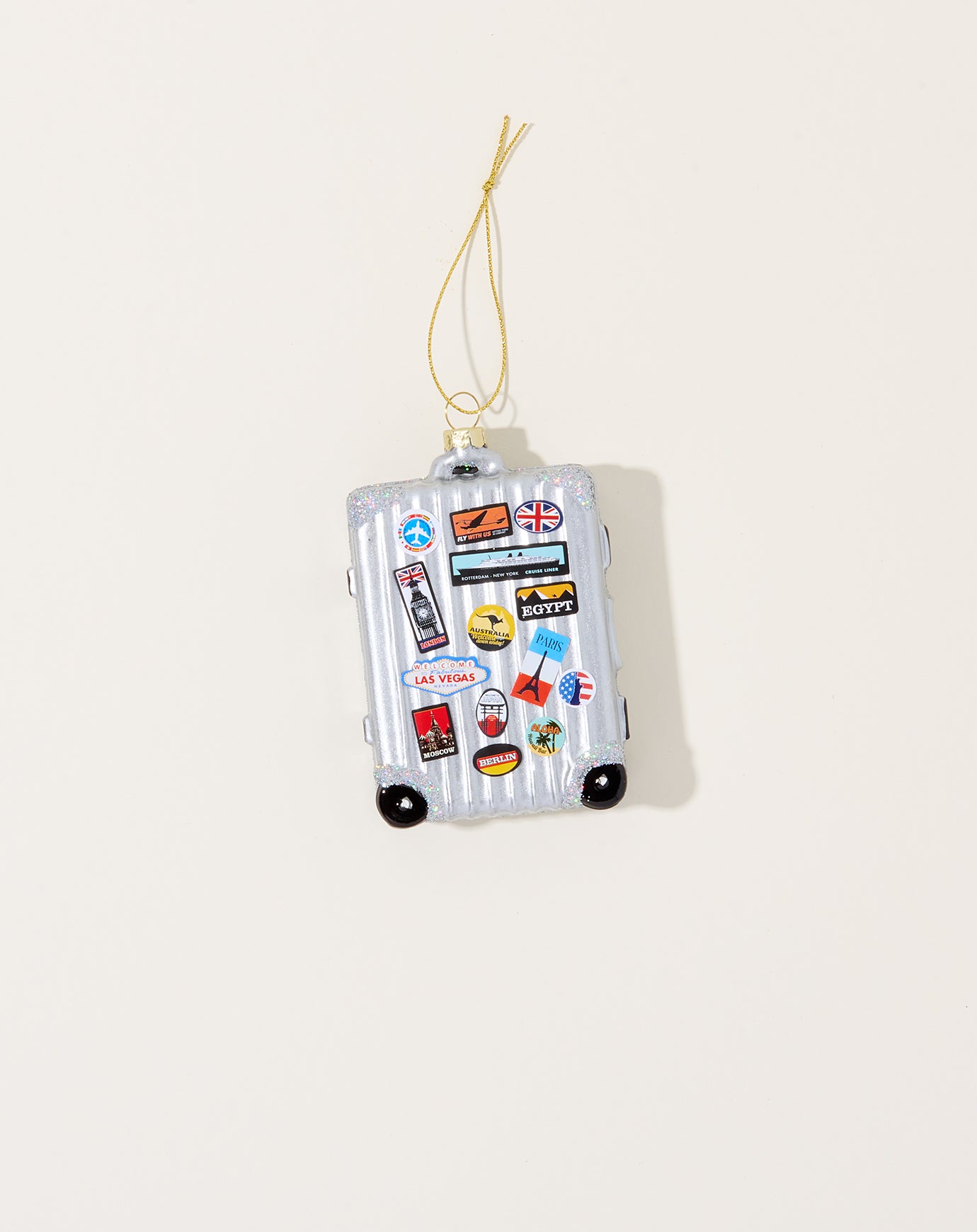 Cody Foster Jetsetter Suitcase Ornament