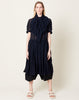 Comme des Garçons Comme des Garçons Tie Neck Dress in Navy