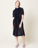 Comme des Garçons Comme des Garçons Tie Neck Dress in Navy