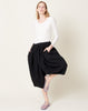 Comme des Garçons Comme des Garçons Curved Leg Pant in Black Serge