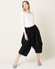 Comme des Garçons Comme des Garçons Curved Leg Pant in Black Serge