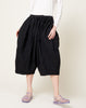 Comme des Garçons Comme des Garçons Curved Leg Pant in Black Serge