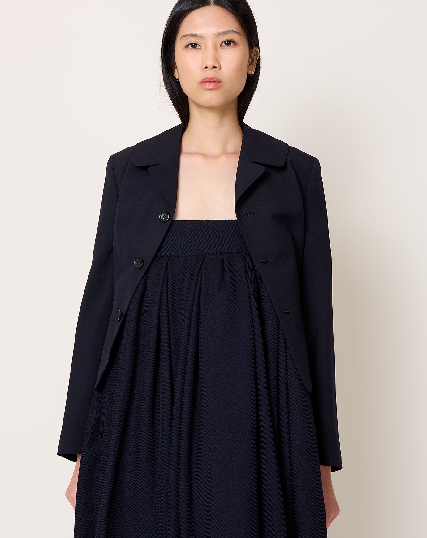 Comme des Garçons Comme des Garçons Shrunken Blazer in Navy