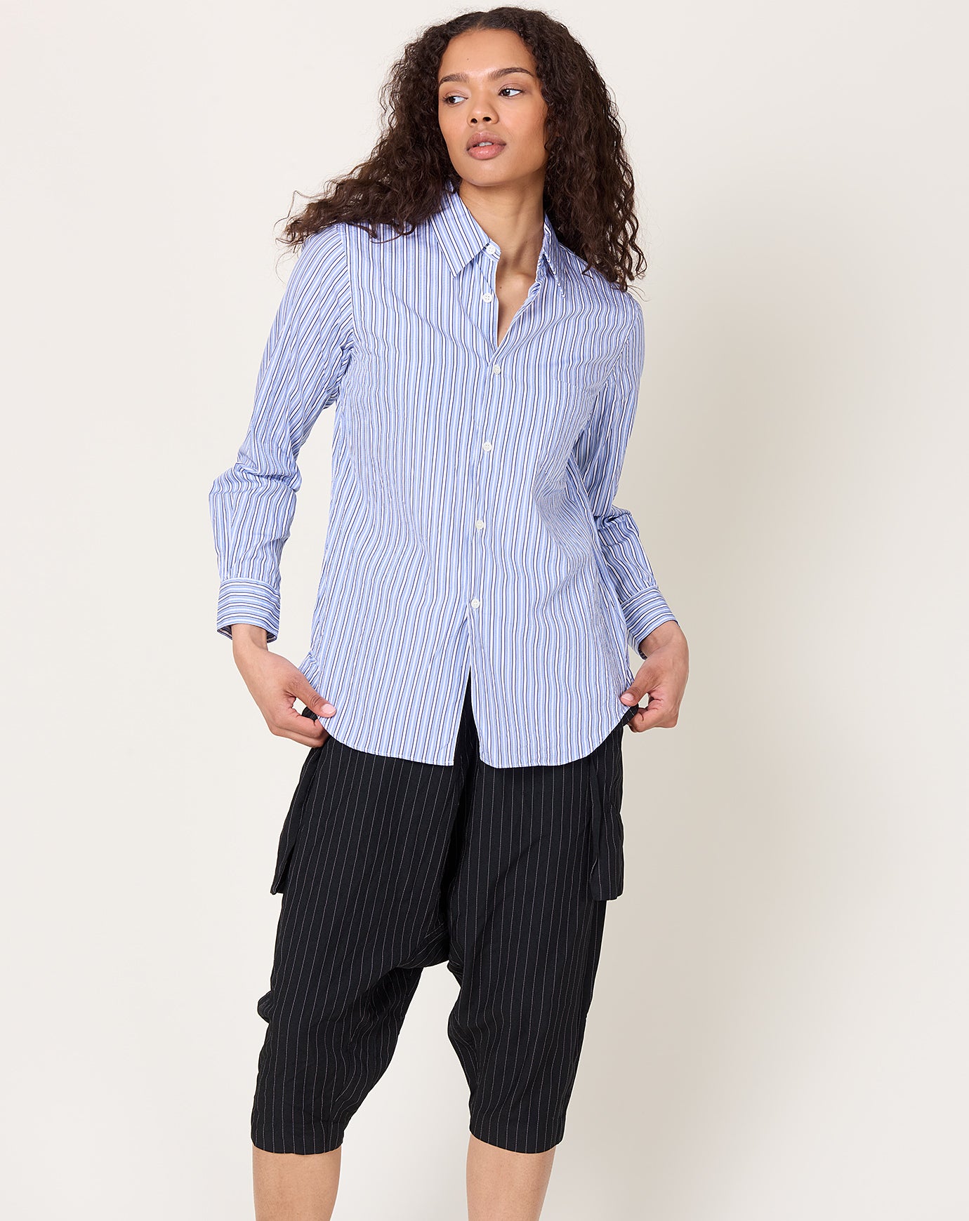 Comme des Garçons Comme des Garçons Striped Cotton Jacket