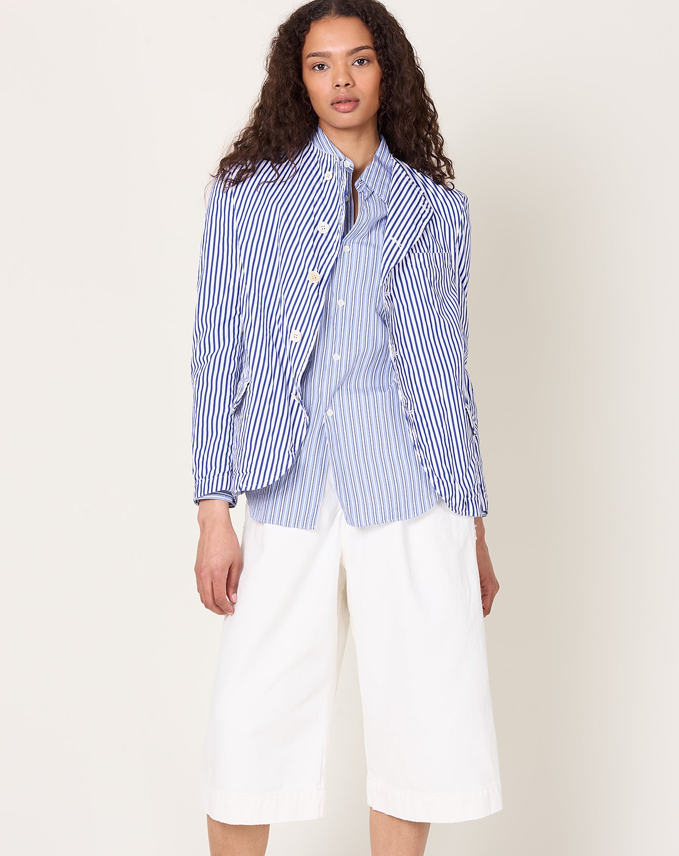 Comme des Garçons Comme des Garçons Striped Cotton Jacket