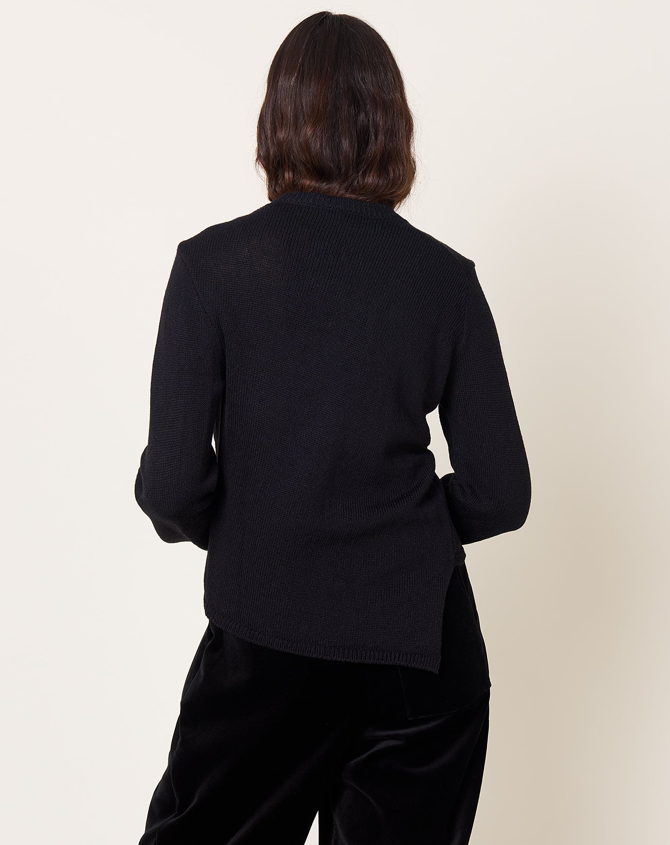 Comme des Garçons Comme des Garçons Askew Cardigan in Black