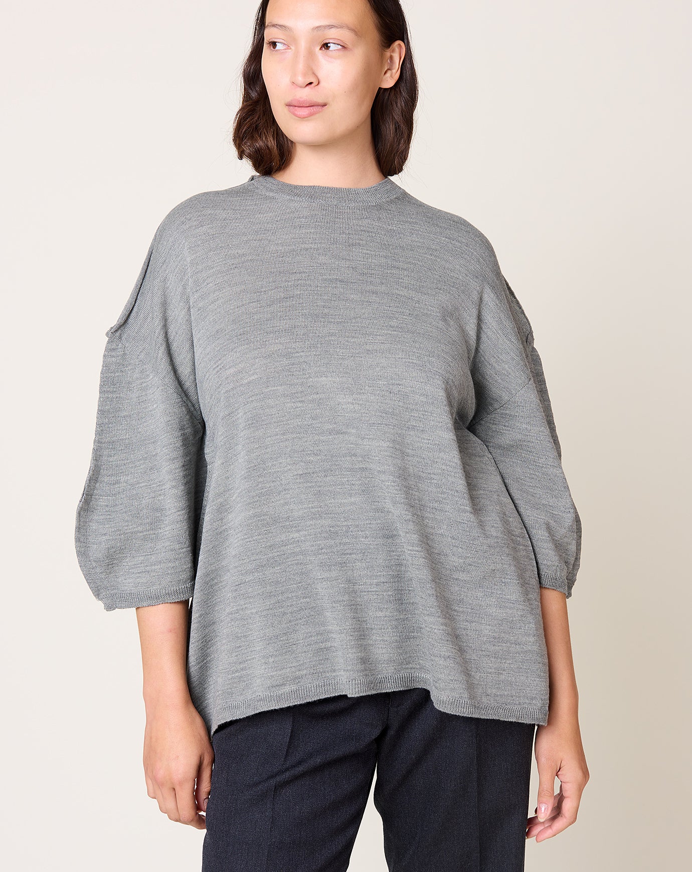 Comme des Garçons Comme des Garçons Askew Seam Pullover in Grey