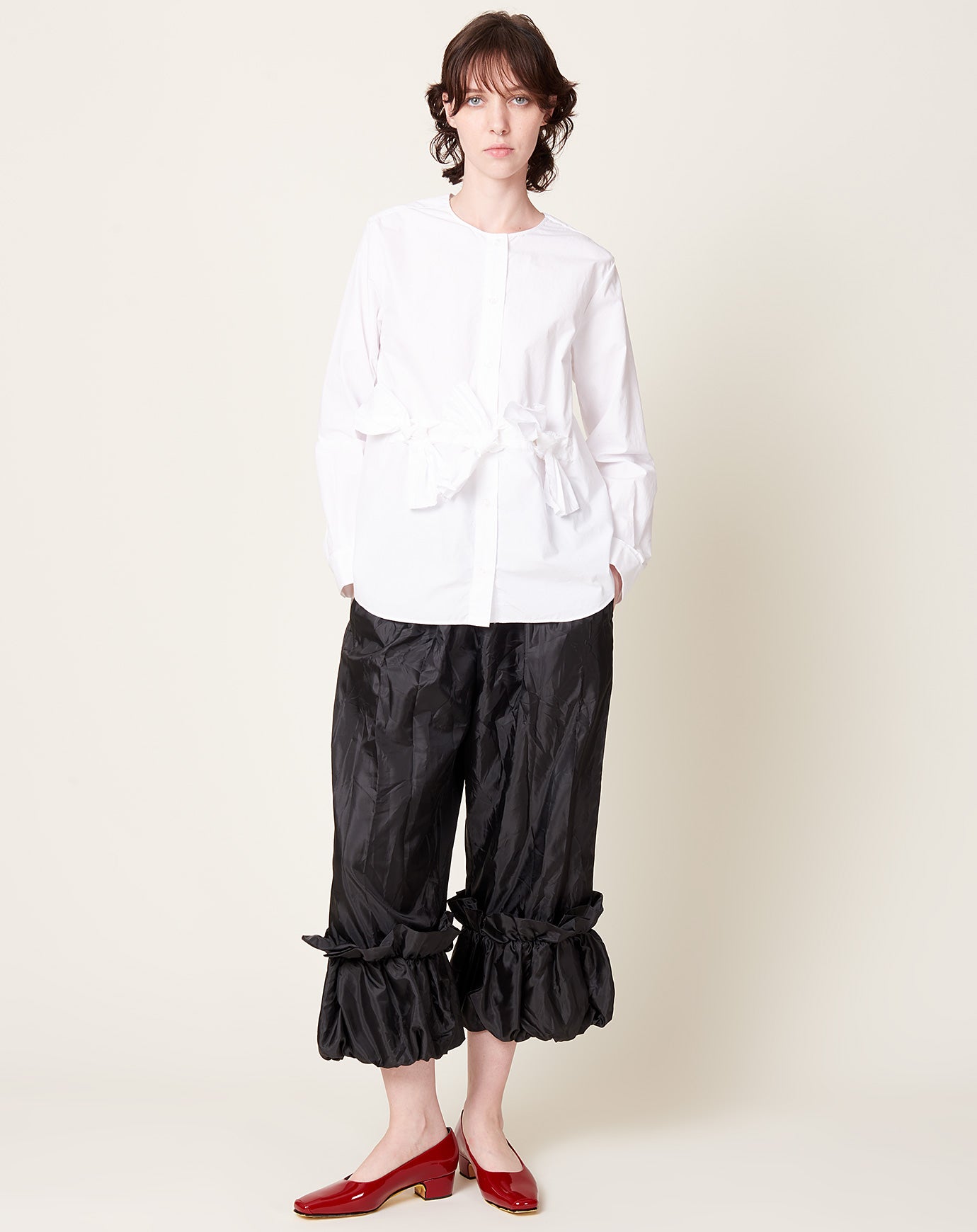 Comme des Garçons Comme des Garçons Frill Pant in Black