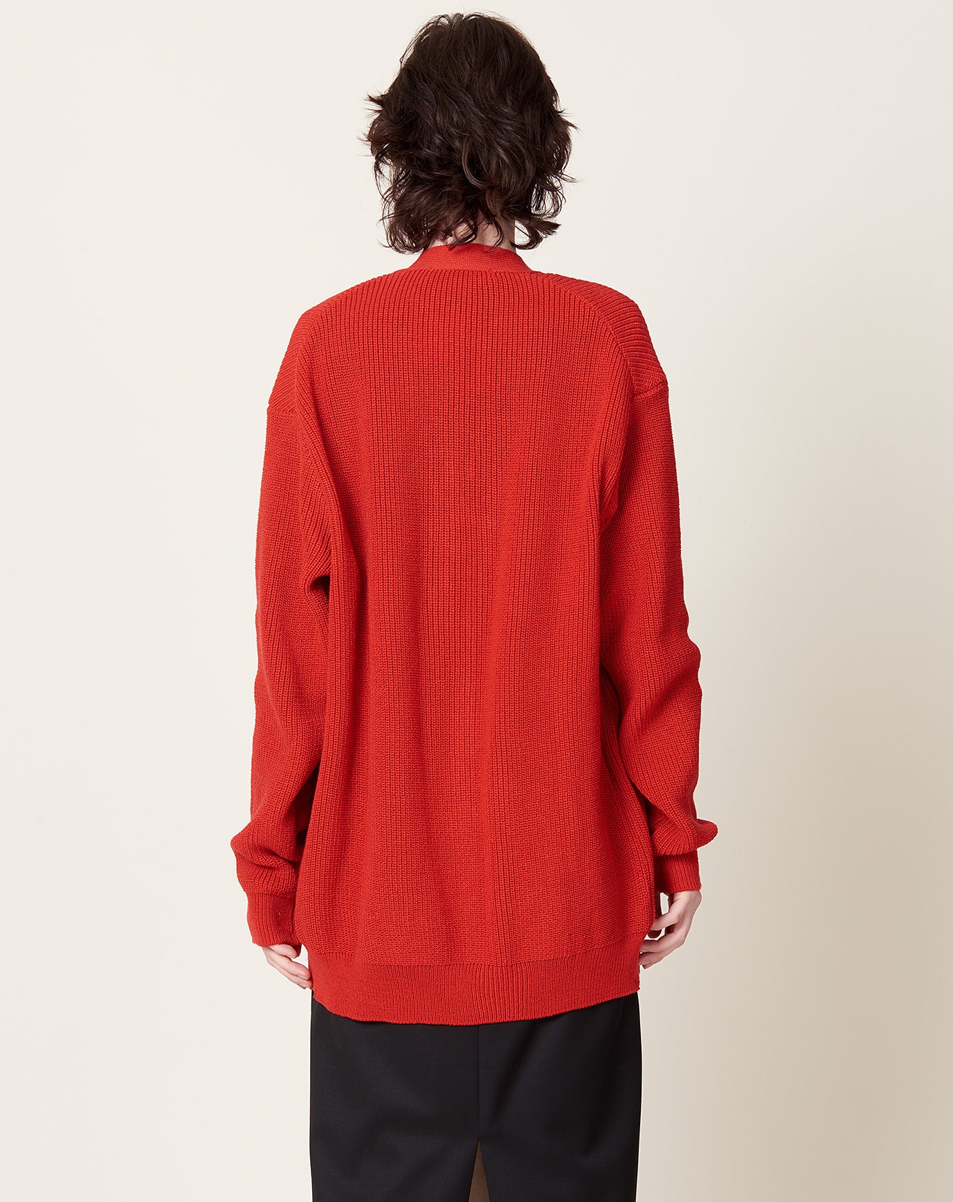 Comme des Garçons Comme des Garçons Shaker Cardigan in Red