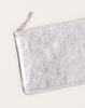 Comme des Garçons  Gold Line Wallet Zip Pouch in Silver