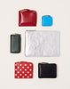Comme des Garçons  Polka Dots Printed Zip Around Wallet in Red