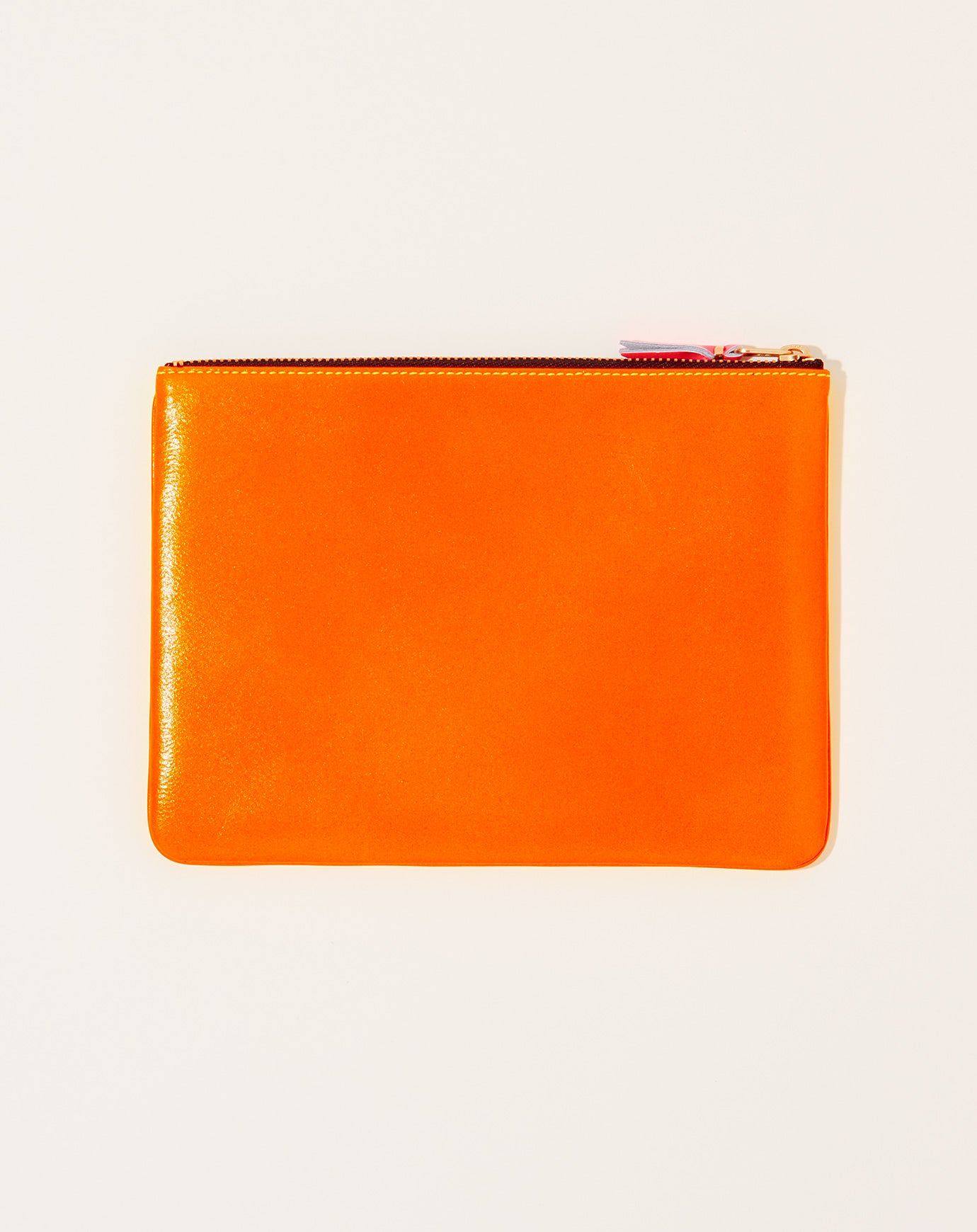 Super Fluo Wallet Zip Pouch Yellow Light Orange | Comme des