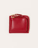 Comme des Garçons  Wallet Outside Pocket Zip Around Wallet in Red