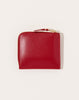 Comme des Garçons  Wallet Outside Pocket Zip Around Wallet in Red