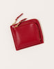 Comme des Garçons  Wallet Outside Pocket Zip Around Wallet in Red