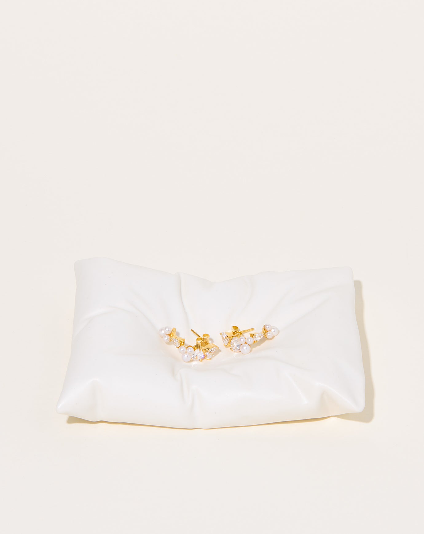 Completedworks Bumped Ceramic Cushion in Matte White