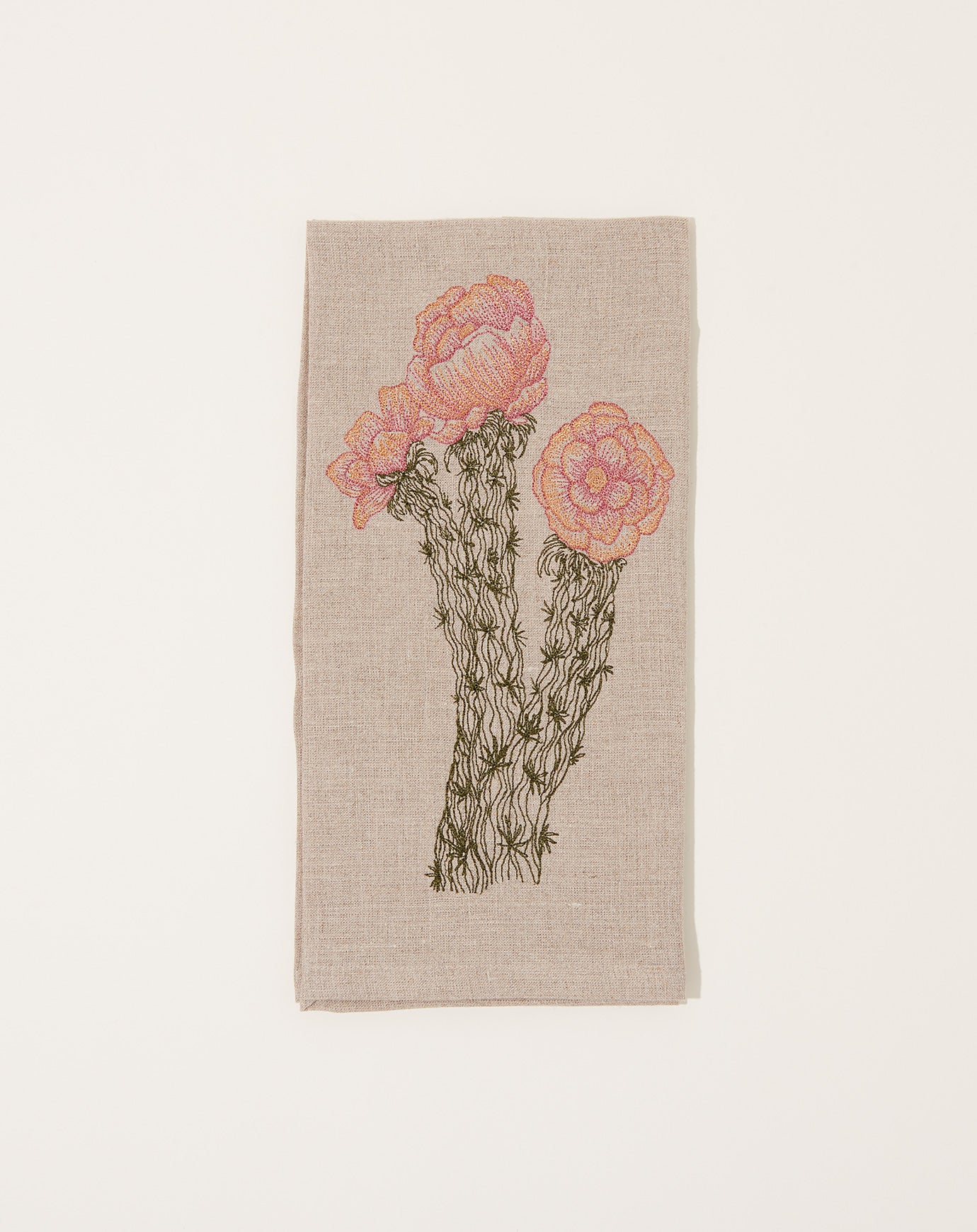 Coral & Tusk Cholla Cactus Bloom Tea Towel