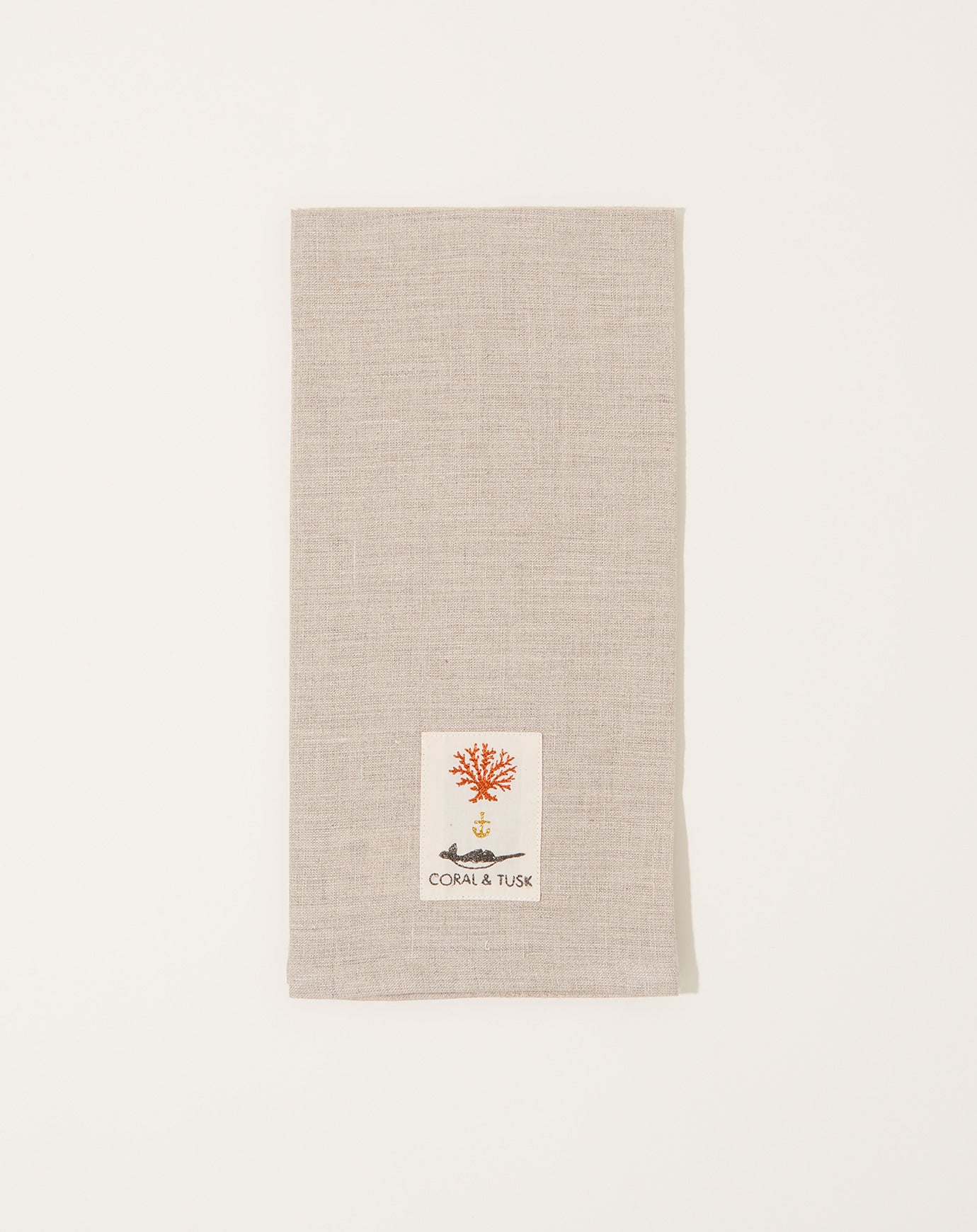 Coral & Tusk Bunny with Mushrooms Tea Towel