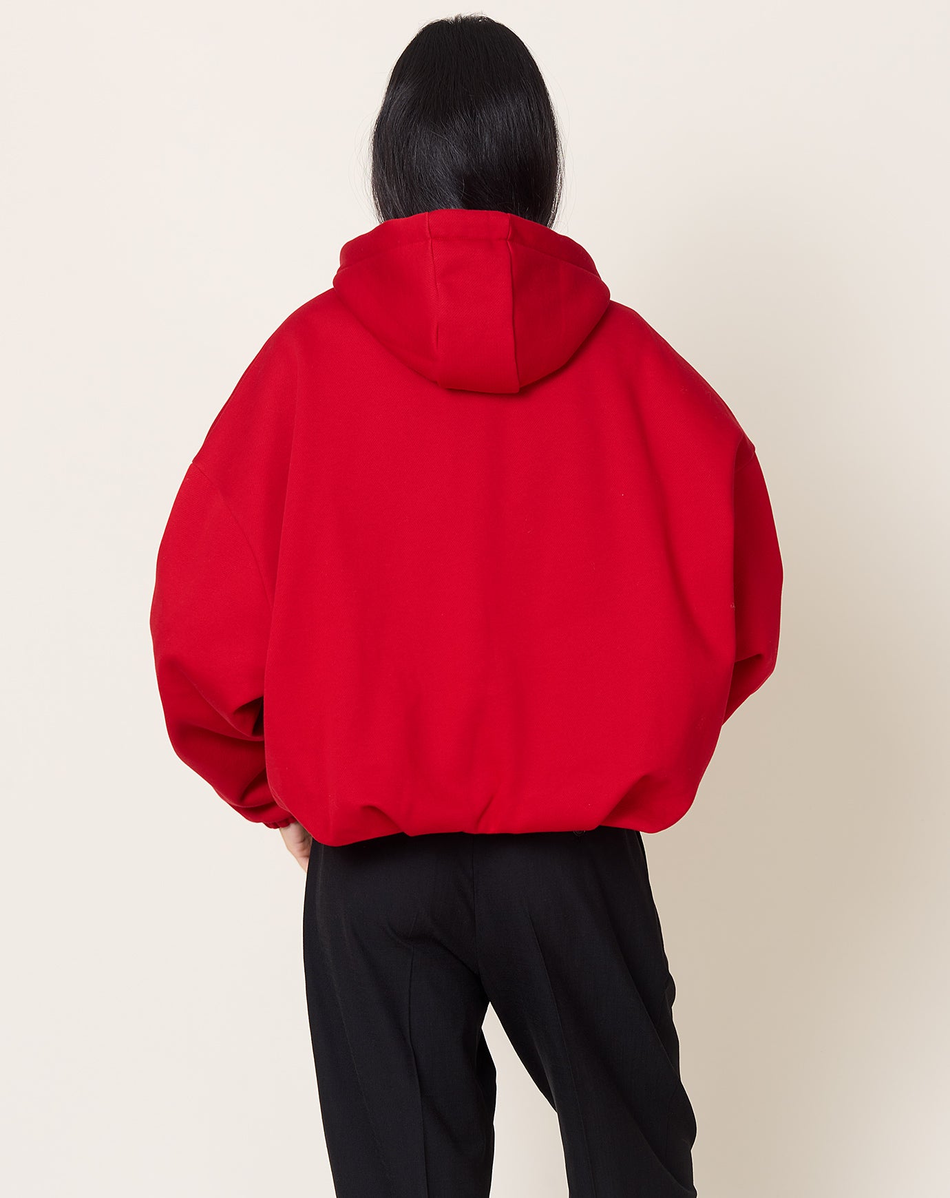 Cordera Balloon Hoodie in Red