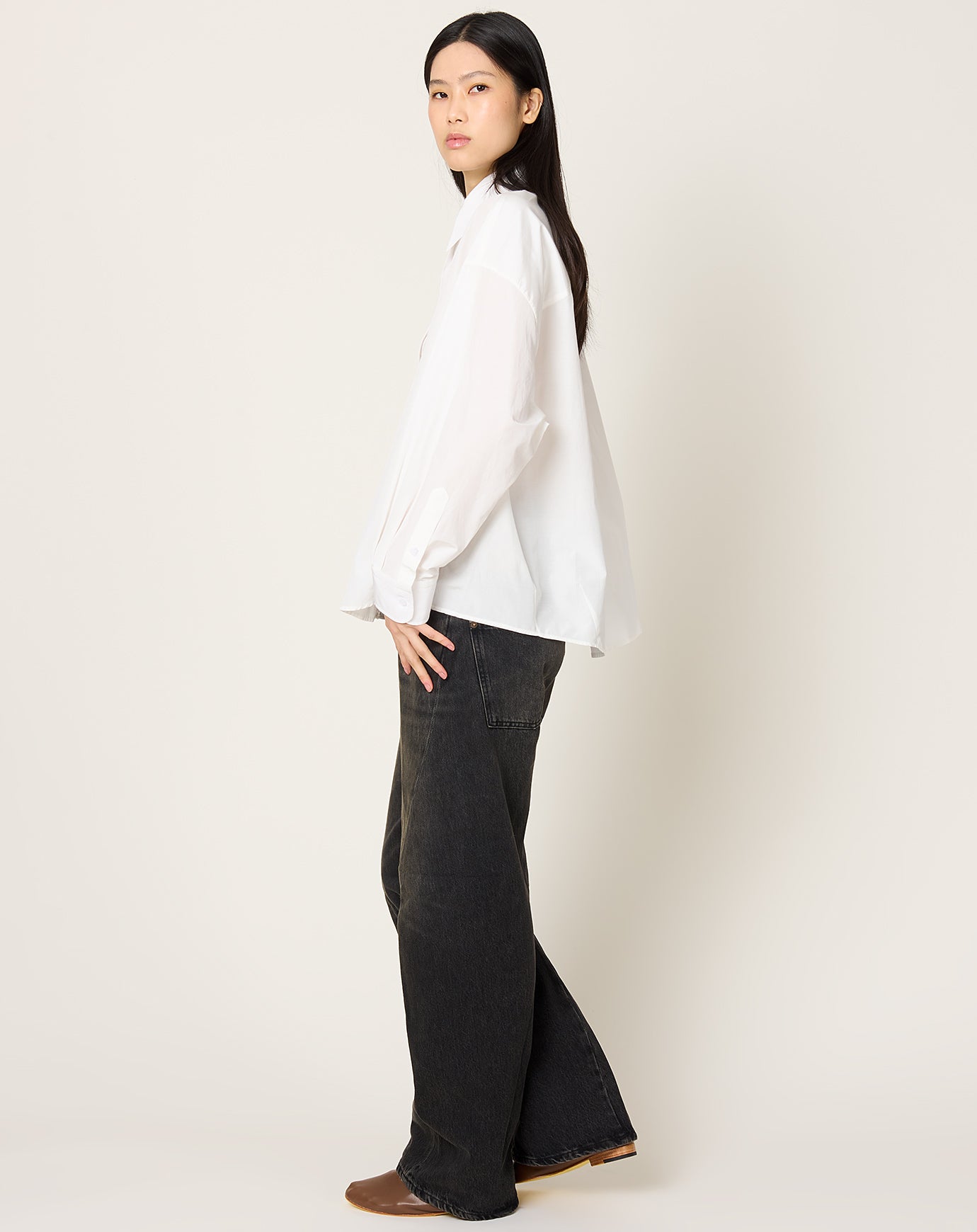 Cordera Lace Shirt in White