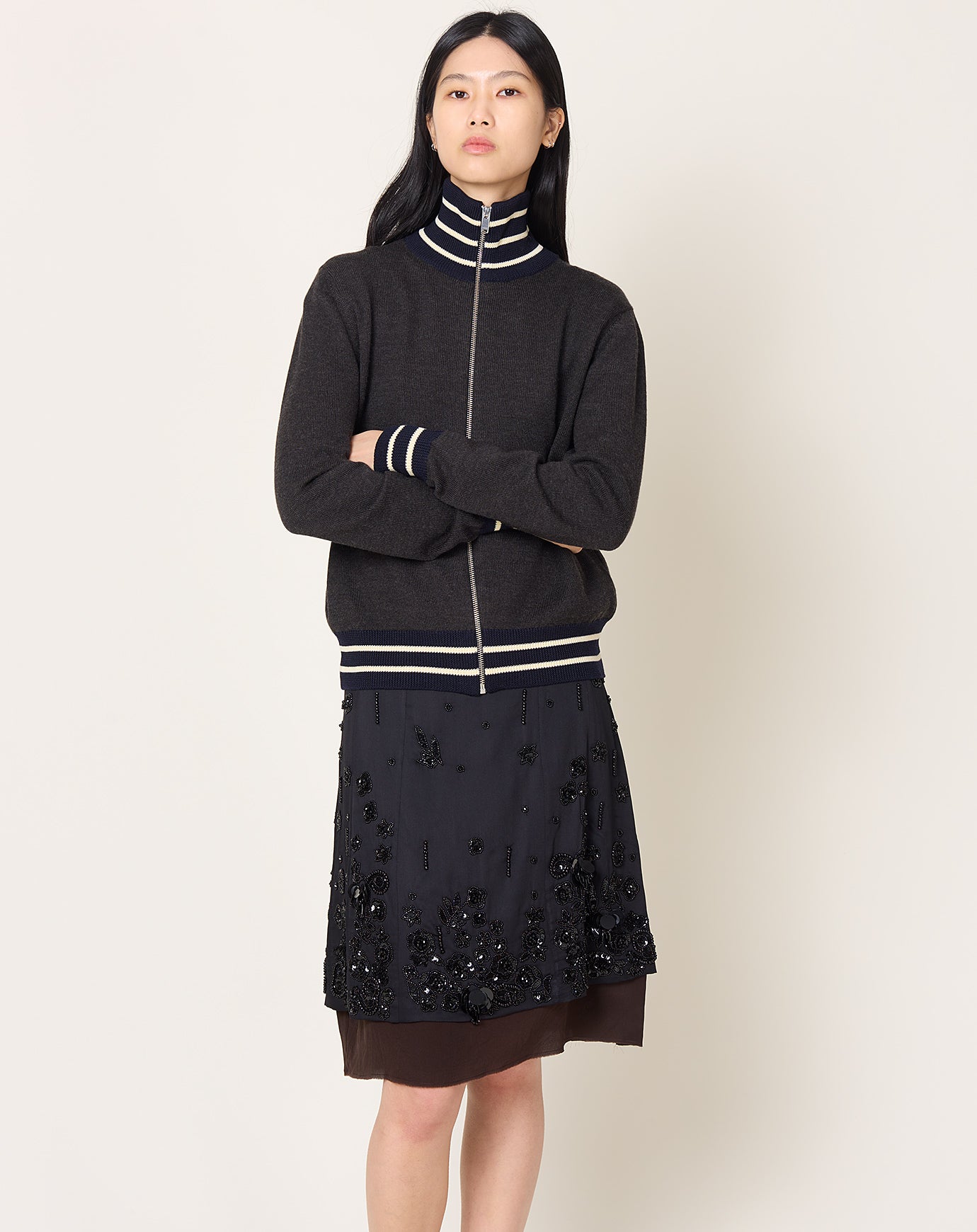 Cordera Merino Wool Sporty Cardigan