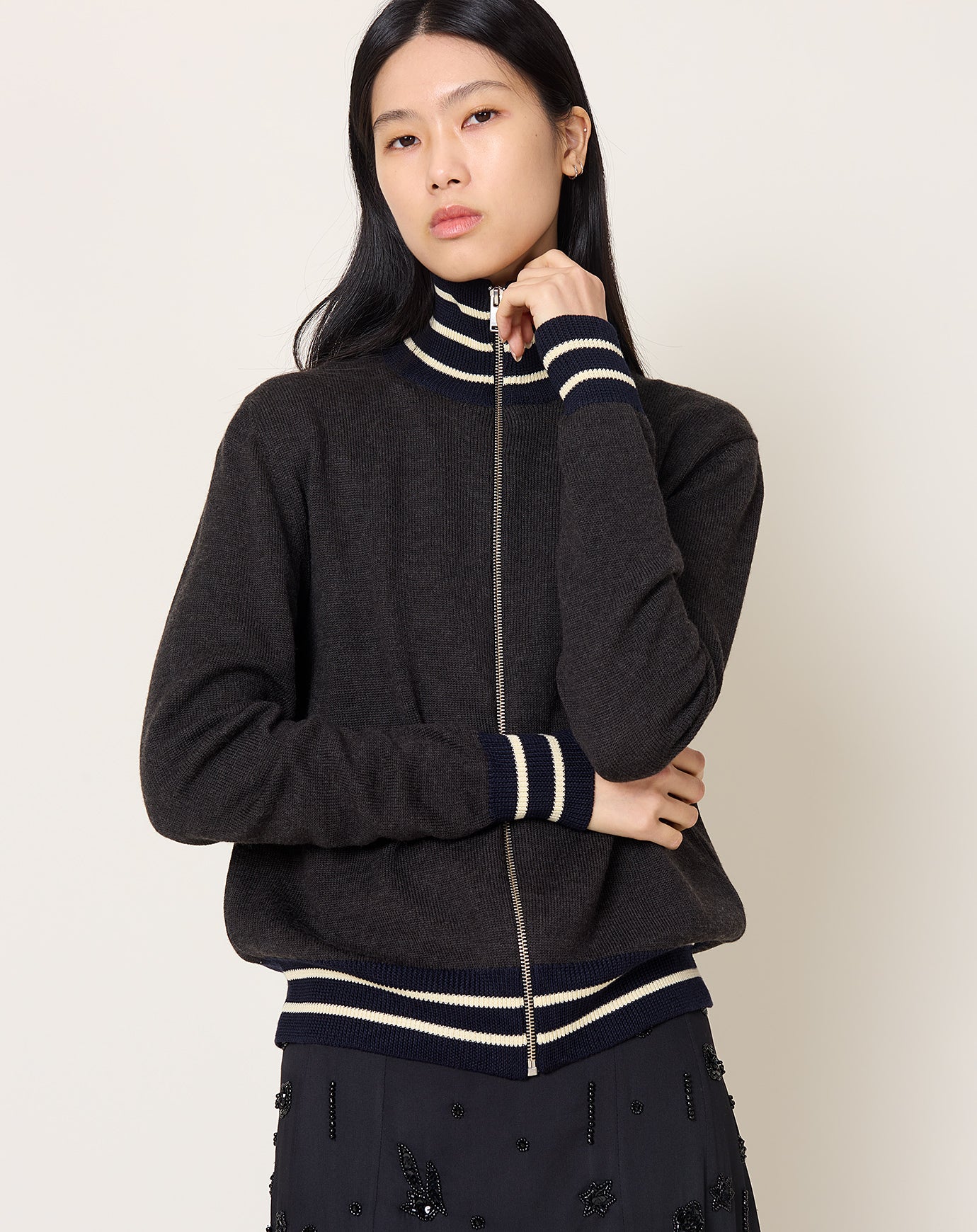 Cordera Merino Wool Sporty Cardigan