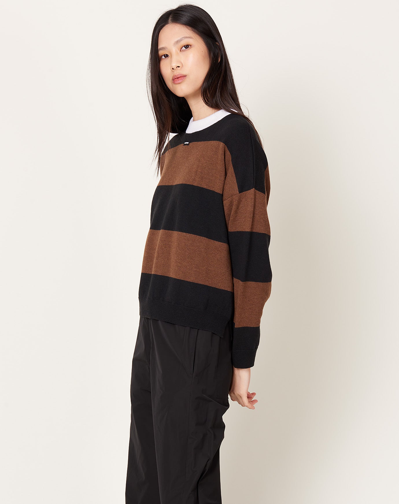 Cordera Merino Wool Striped Sweater