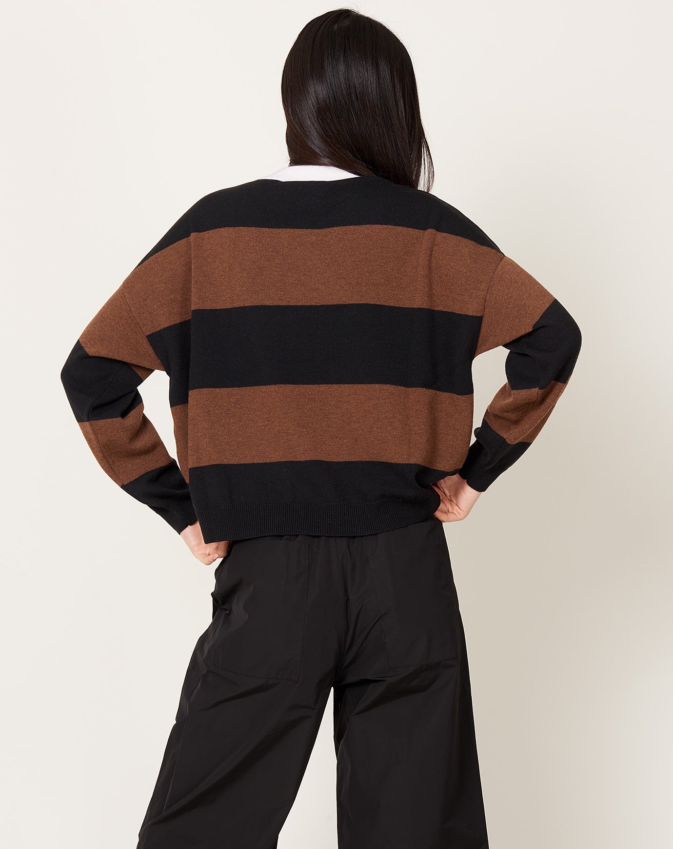 Cordera Merino Wool Striped Sweater