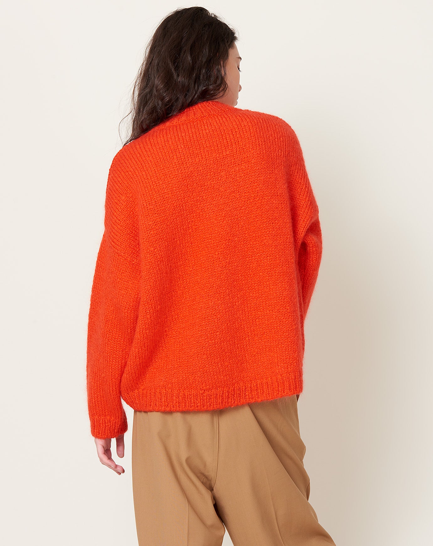 Cordera Mohair Sweater in Tangerine