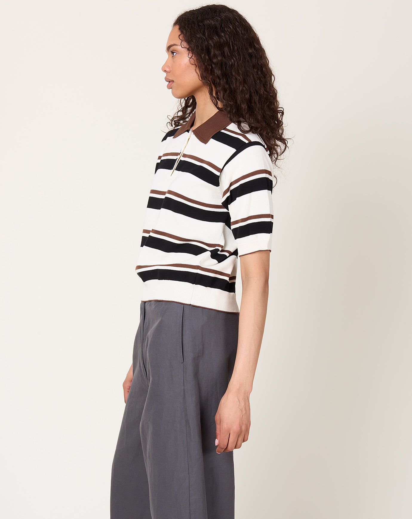 Cordera Organic Cotton Striped Polo