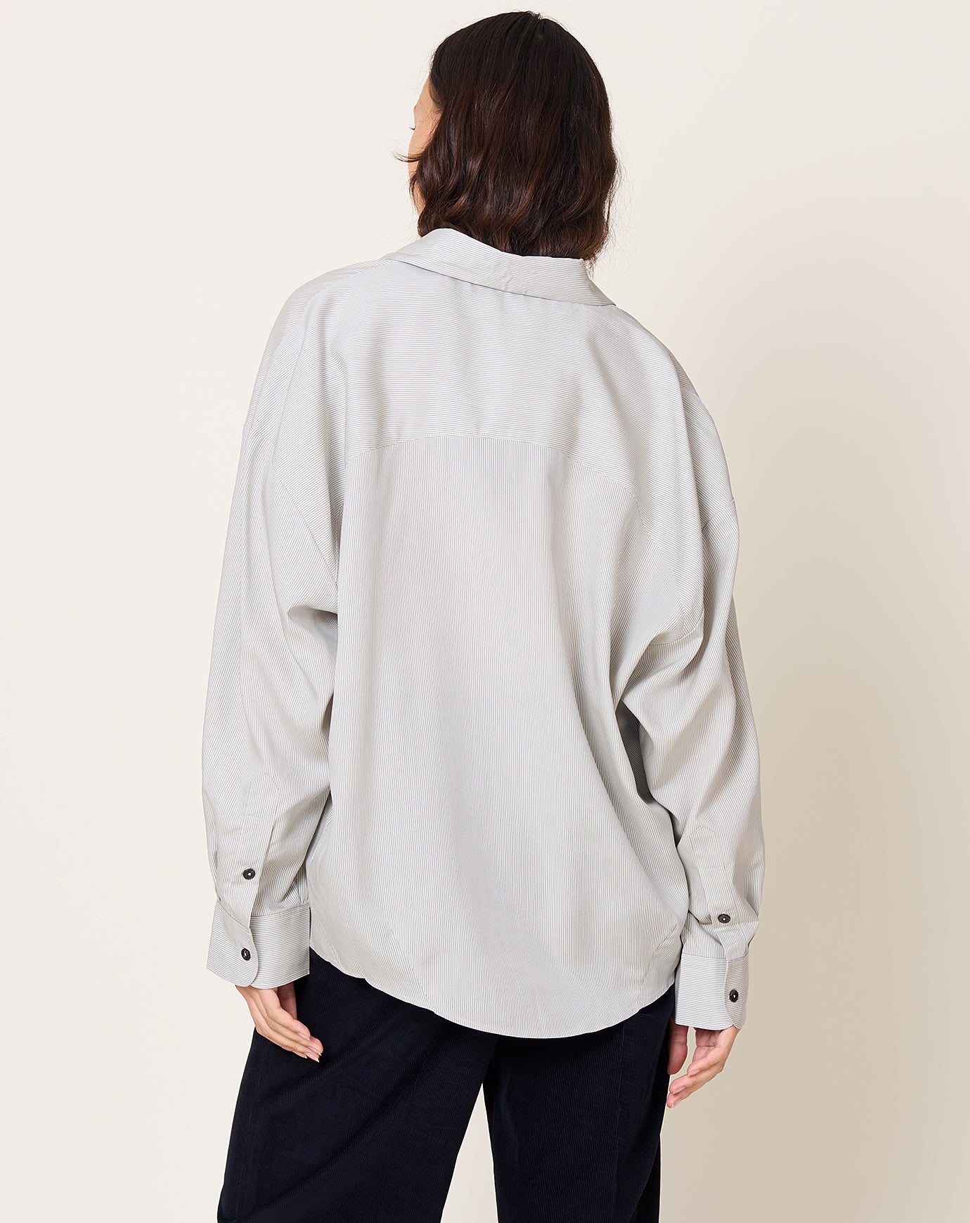 Cordera Pinstriped Oversized Shirt