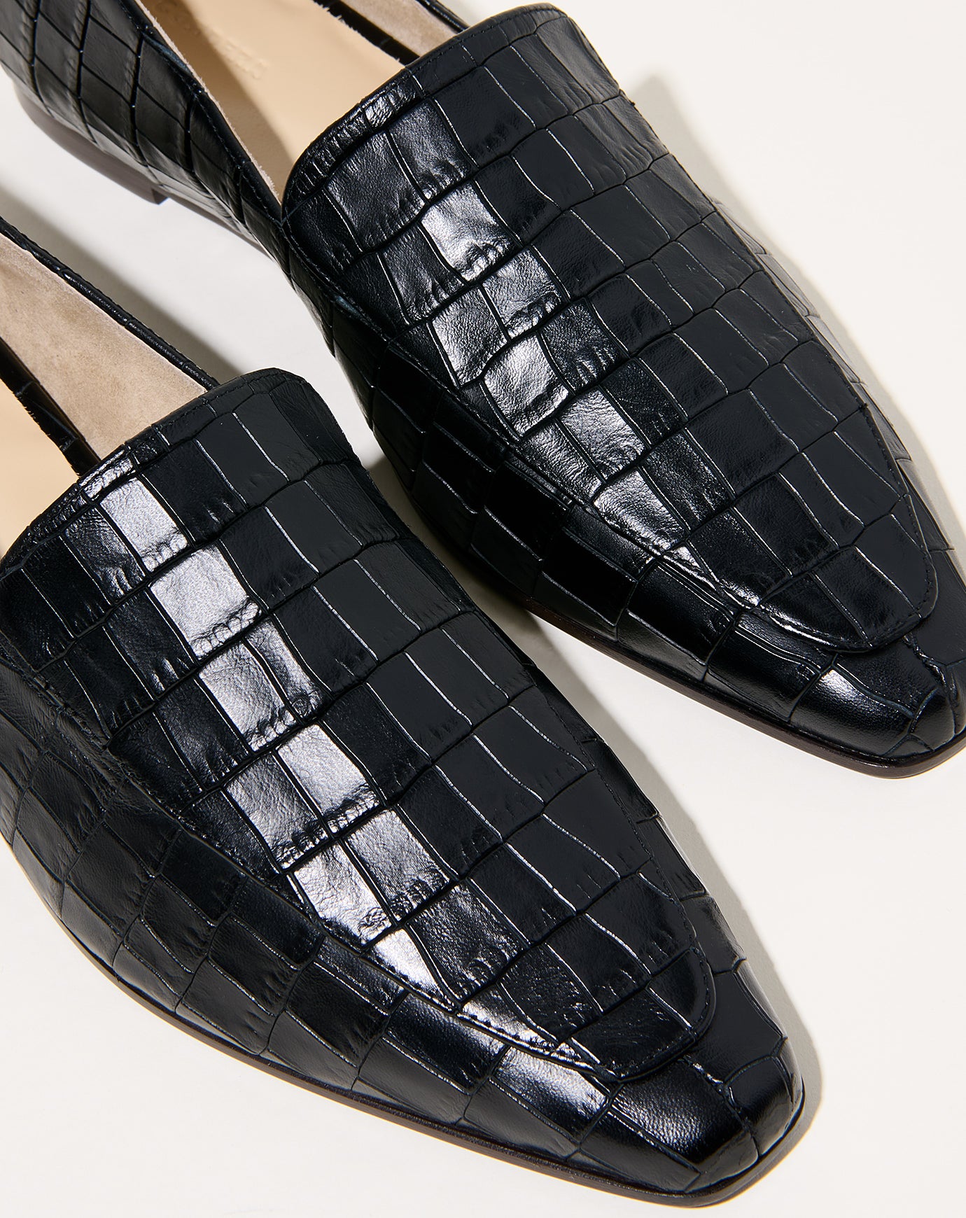 Cordera Pointy Crocodile Loafer