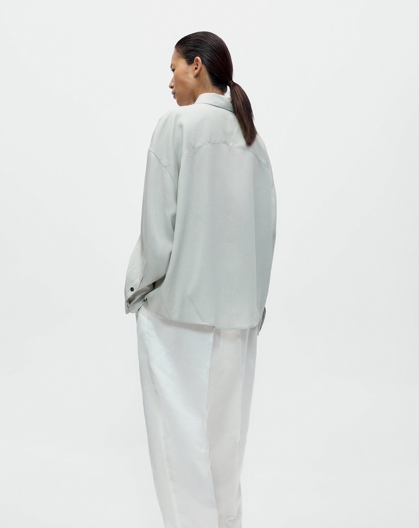 Cordera Pinstriped Oversized Shirt