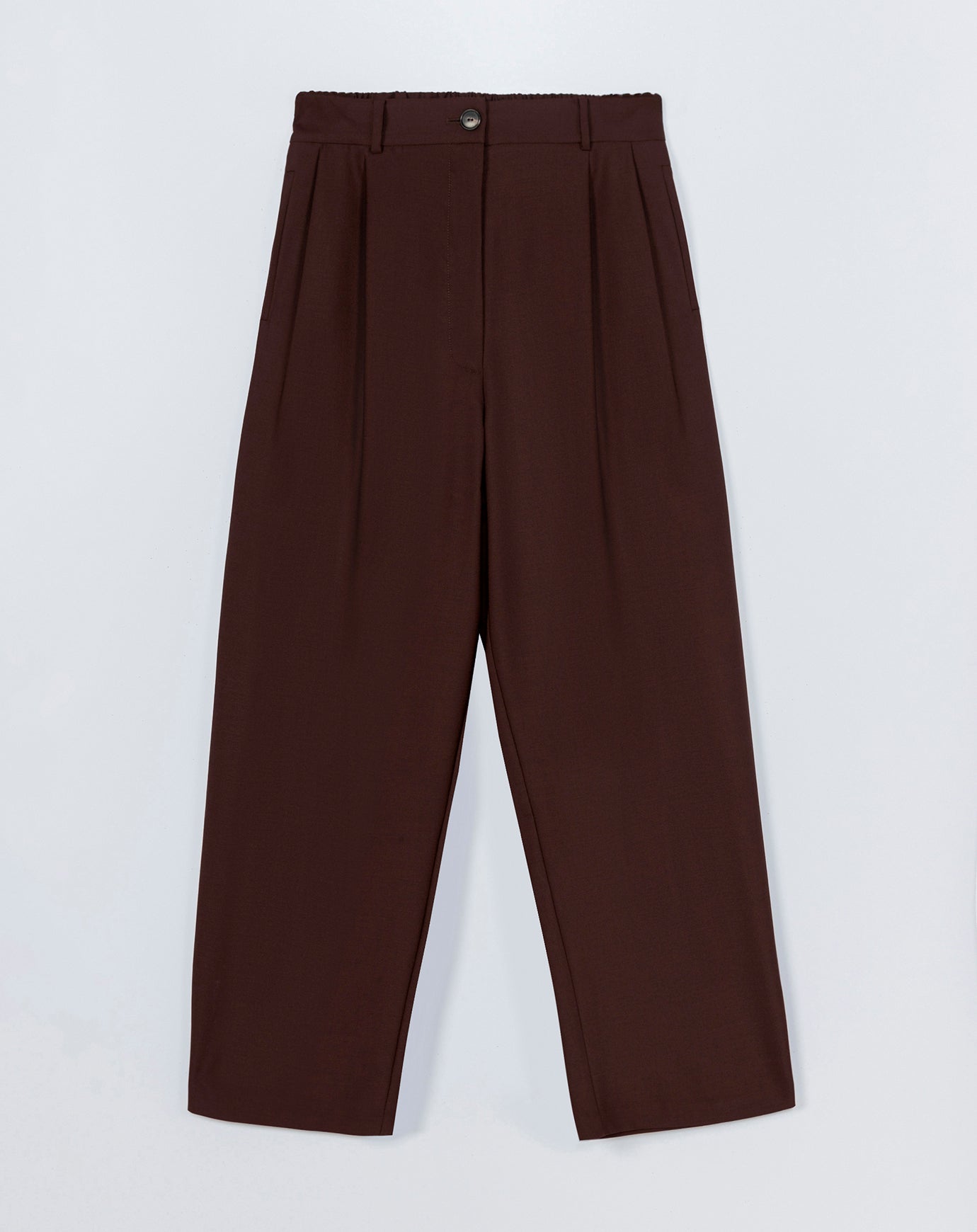 Cordera Tailored Masculine Pants in Burgundy